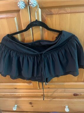 Urban Outfitters Black Ruffled Mini Skirt